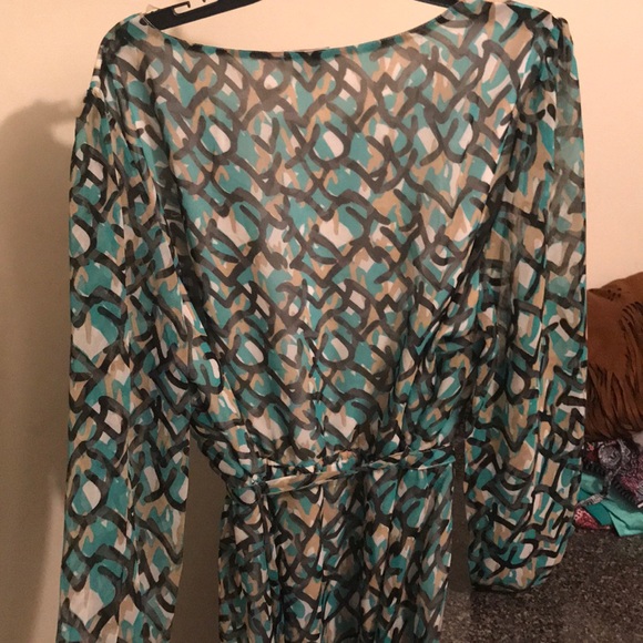 Long sleeve camo print dress - Picture 4 of 4